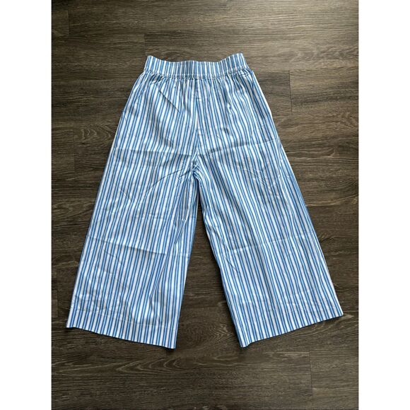 NWT Addison Bay Matisse Blue & White Stripe Tradd Sound Wide Leg Pant Small $128 - Picture 5 of 8